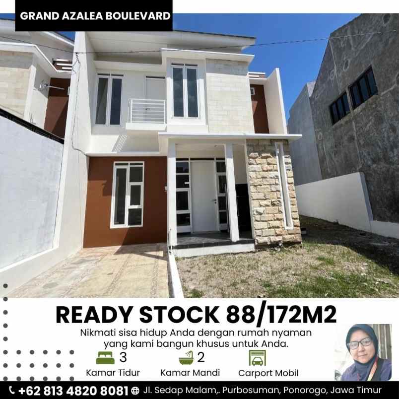 dijual rumah sedap malam purbosuman