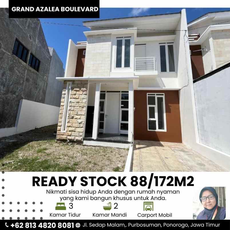 dijual rumah sedap malam purbosuman