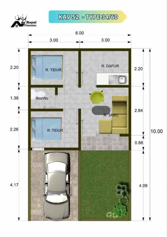 dijual rumah siap huni