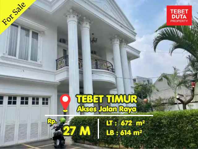 dijual rumah tebet