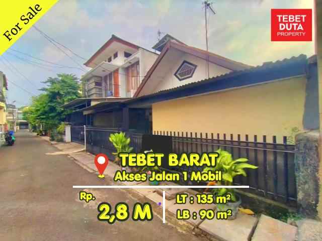 dijual rumah tebet barat