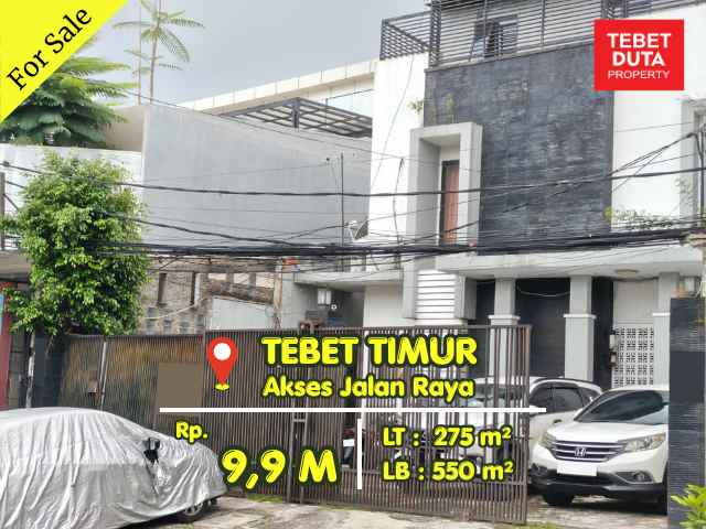 dijual rumah tebet timur
