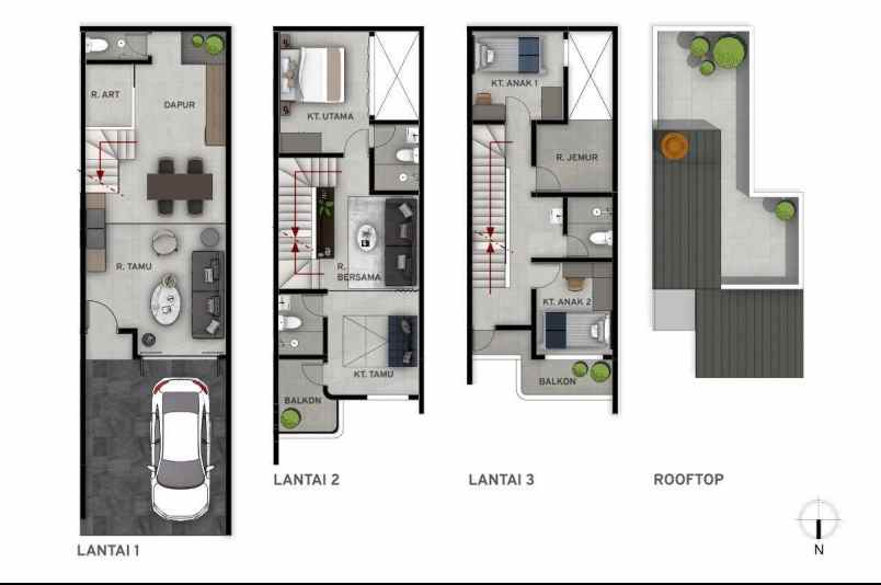 dijual rumah tebet timur dalam