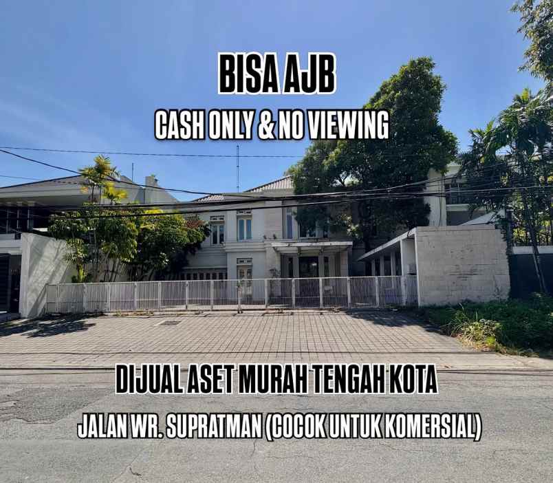 dijual rumah wr supratman