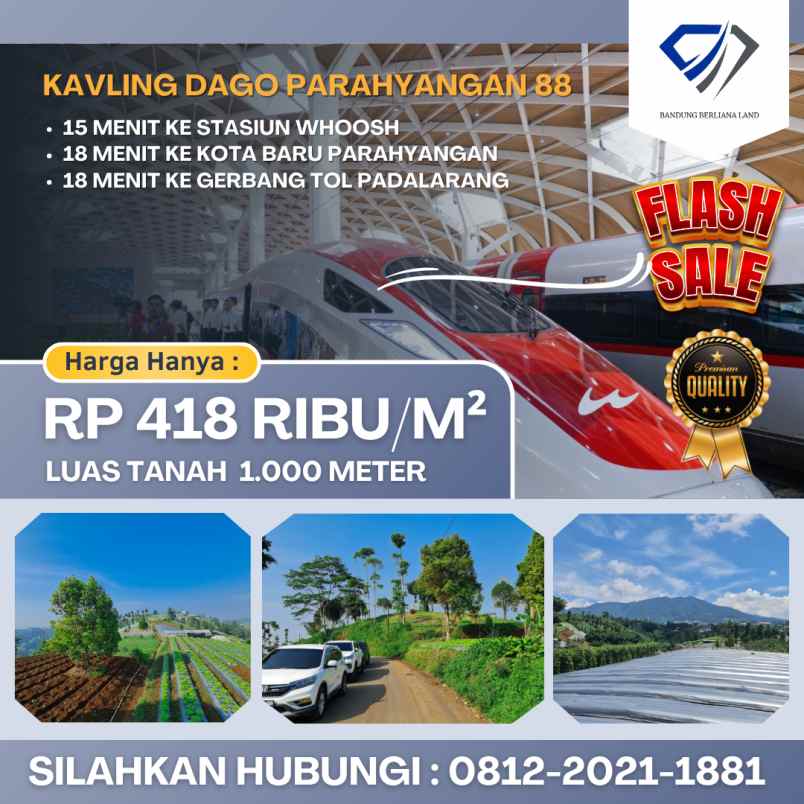 dijual tanah bandung padalarang