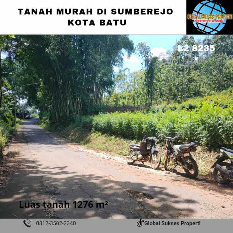dijual tanah di pinggir jalan aspal