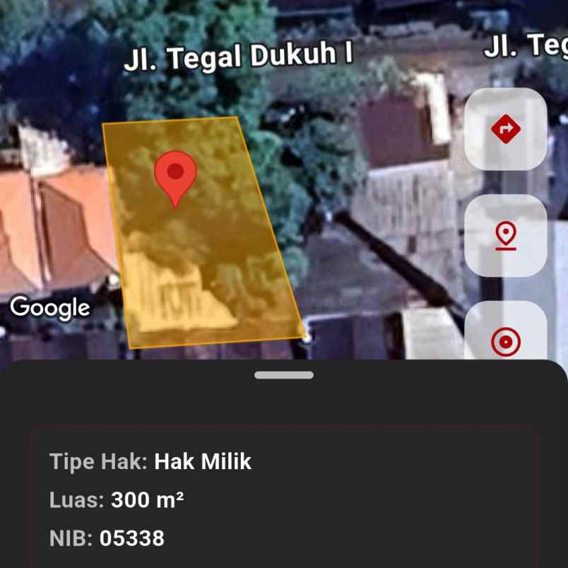 dijual tanah gatsu barat