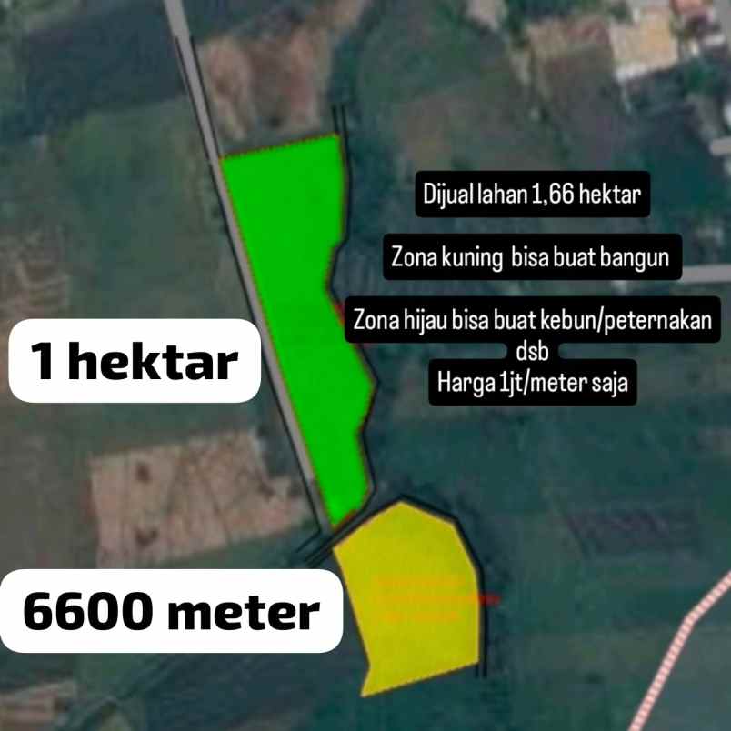 dijual tanah jalan pacet mojokerto jawa