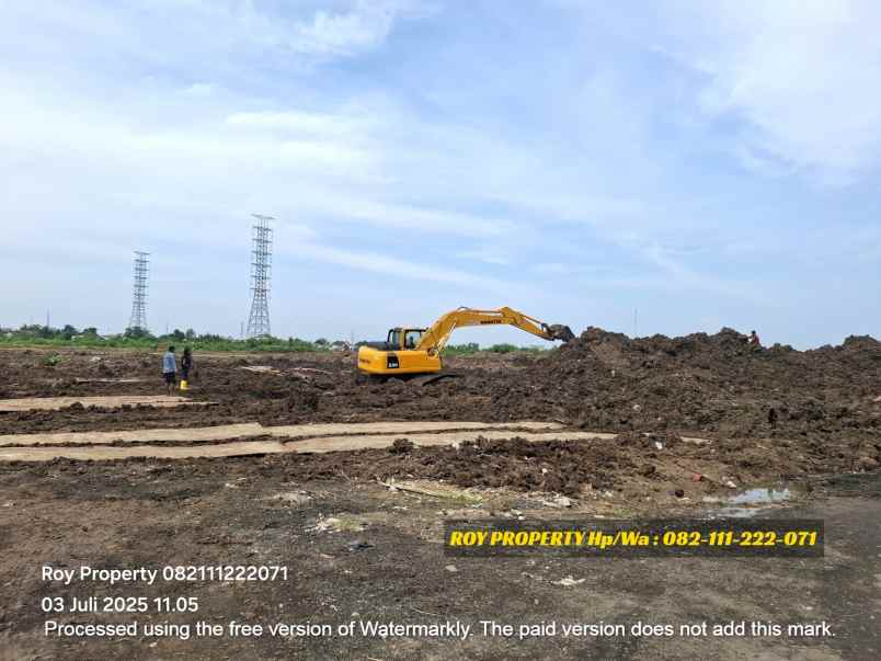 dijual tanah jl marunda makmur