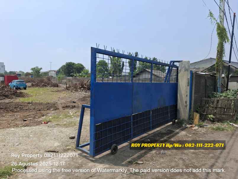 dijual tanah jl marunda makmur segaramakmur