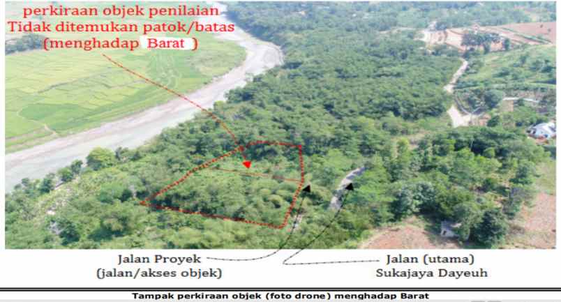 dijual tanah jl proyek kp leungsir ds
