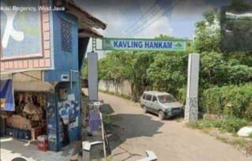 dijual tanah kavling hankam rawakalong