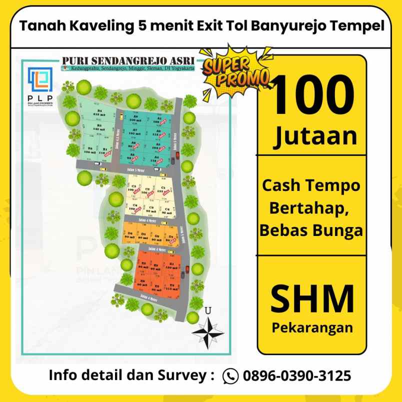 dijual tanah kedungprahu sendangrejo