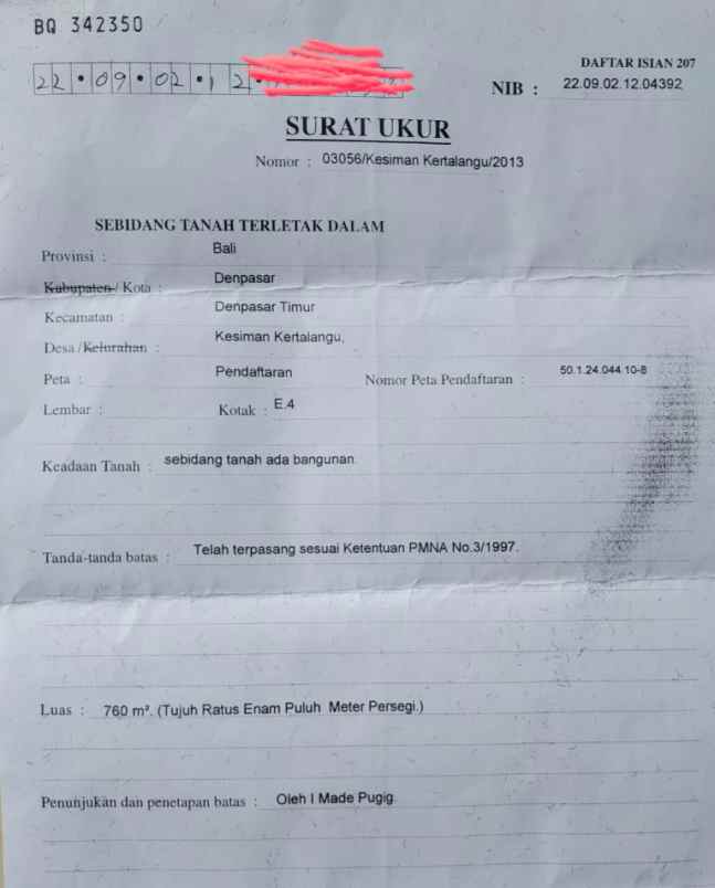 dijual tanah kesiman