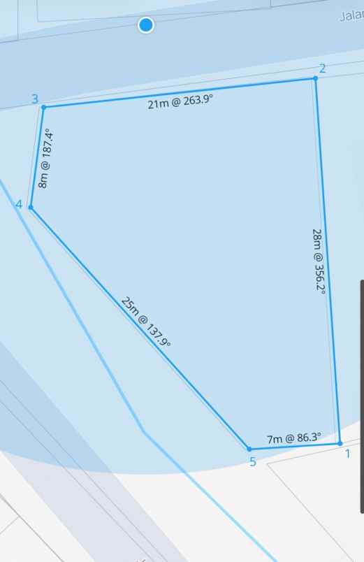 dijual tanah komplek antapani bandung