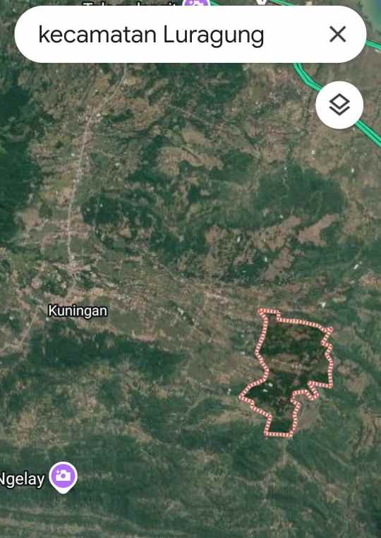 dijual tanah luragunglandeuh strategis
