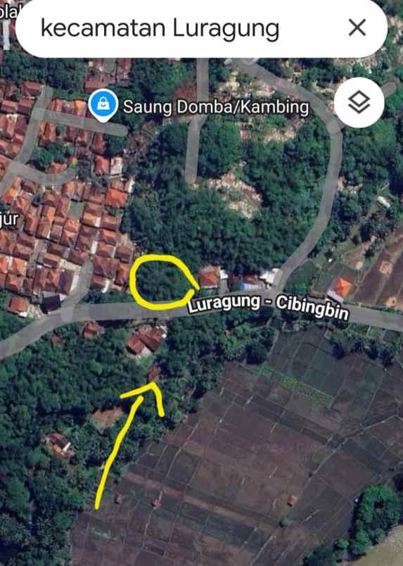 dijual tanah luragunglandeuh strategis