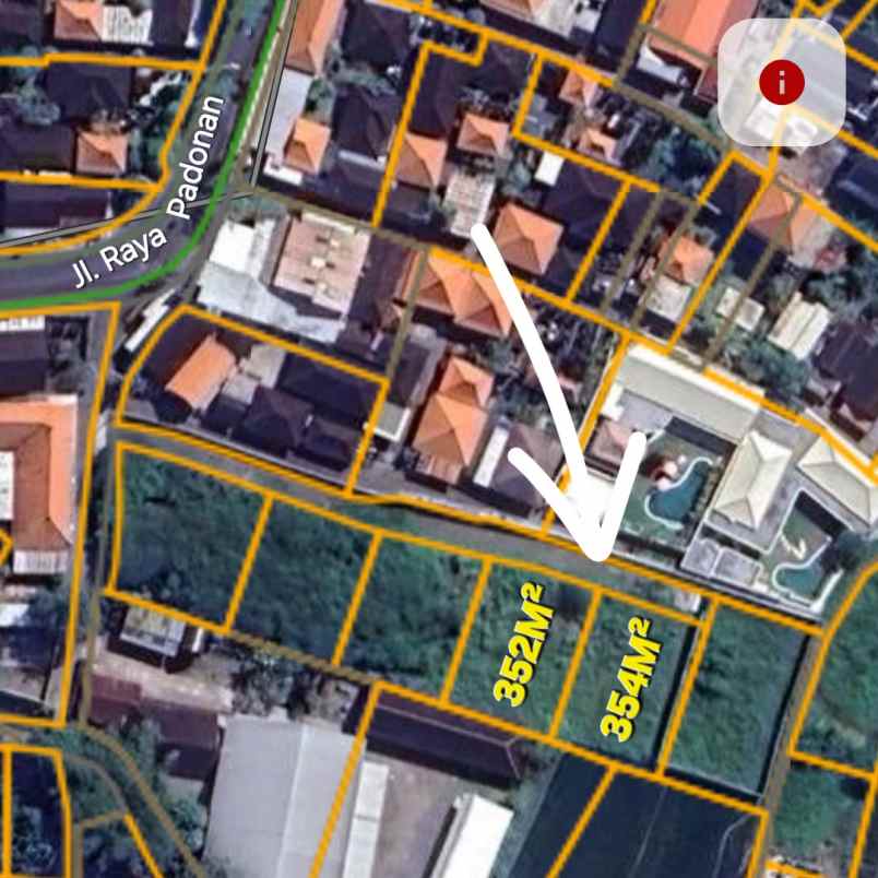 dijual tanah padonan