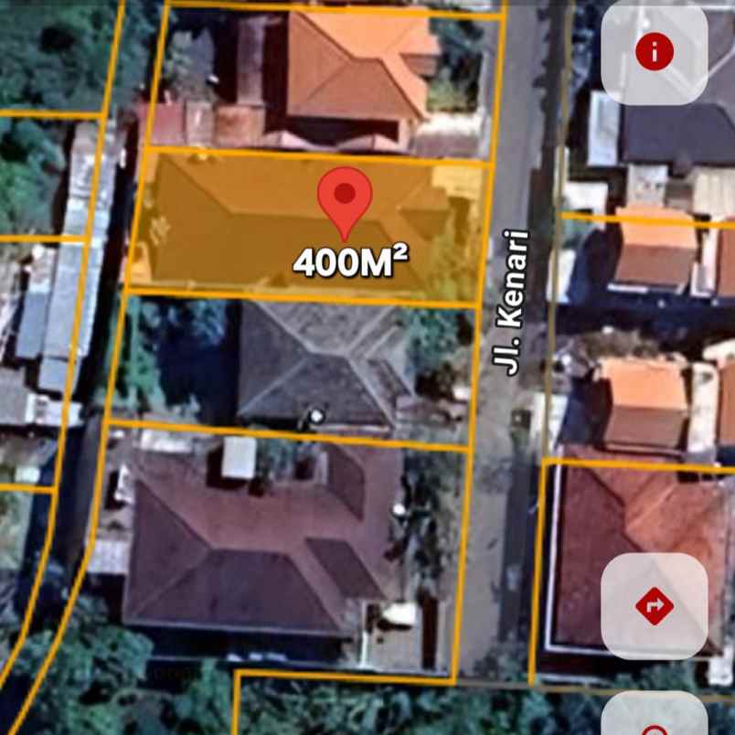 dijual tanah plaza renon