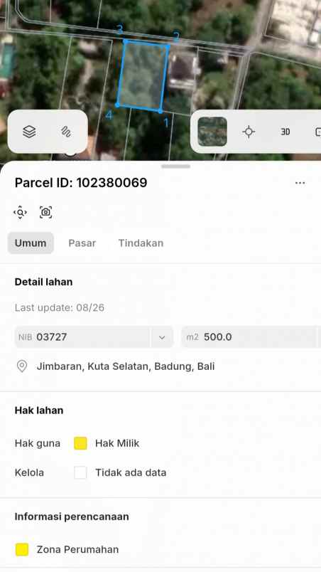 dijual tanah puri gading