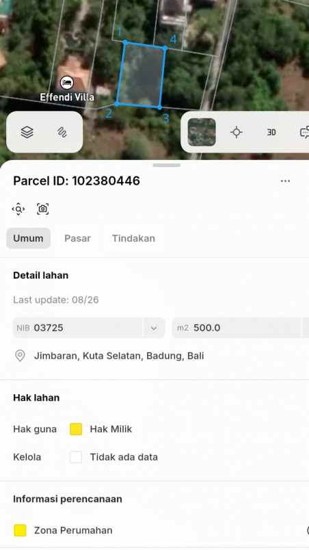 dijual tanah puri gading