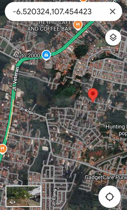 dijual tanah purwakarta kota poponcol strategis