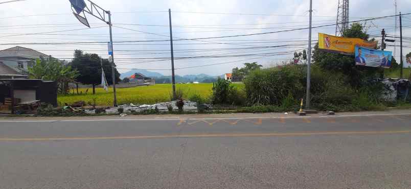 Tanah Komersial Di Jalan Raya Batujajar Bandung Barat