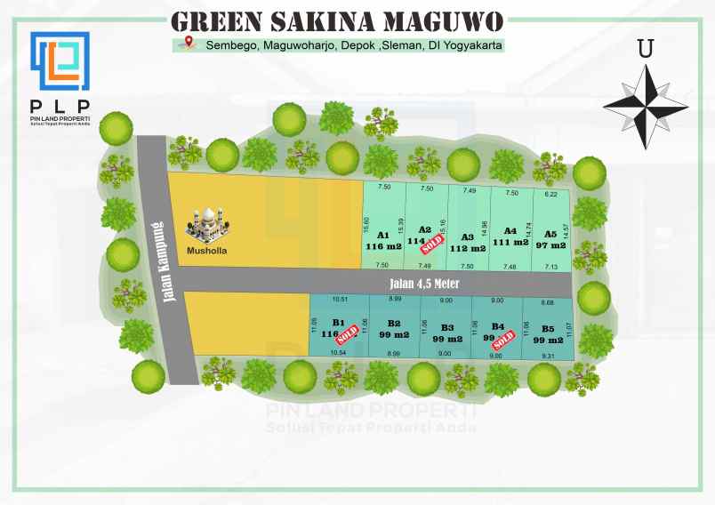 dijual tanah sambego maguwoharjo sleman