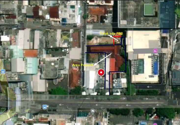 dijual tanah strategis dikampung bali jakarta pusat