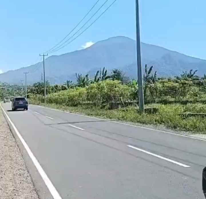 dijual tanah strategis pinggir jalan baru cisantana