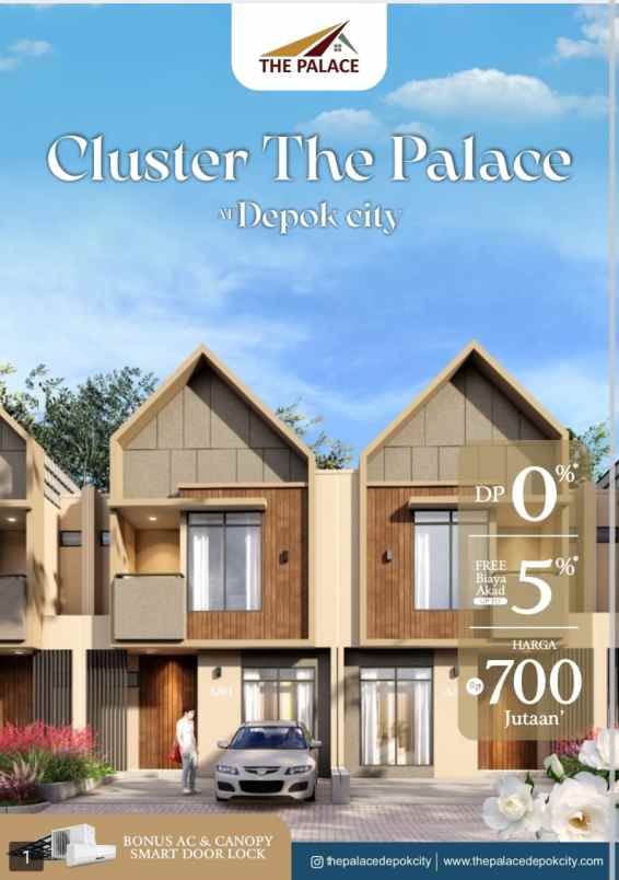 dijual unit baru the palace depok