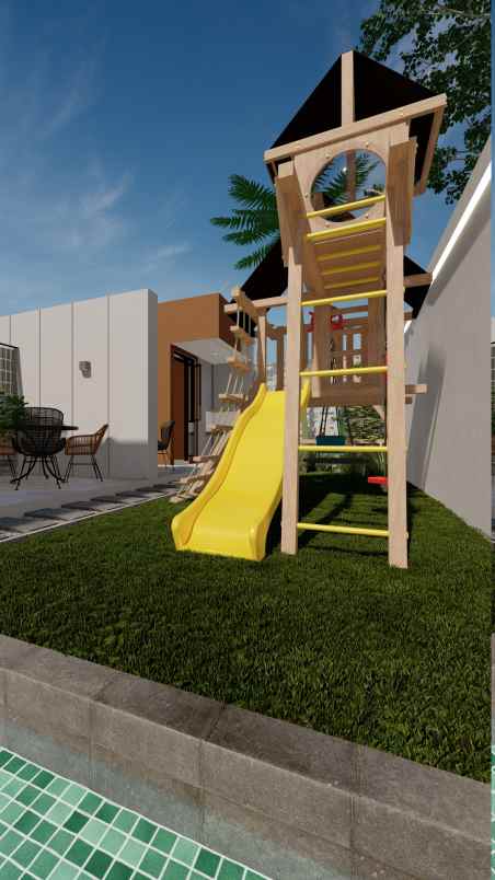 dijual villa jalan tugu tugumukti