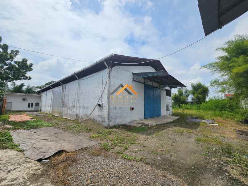 disewakan gudang di jalan irian barat percut sampali