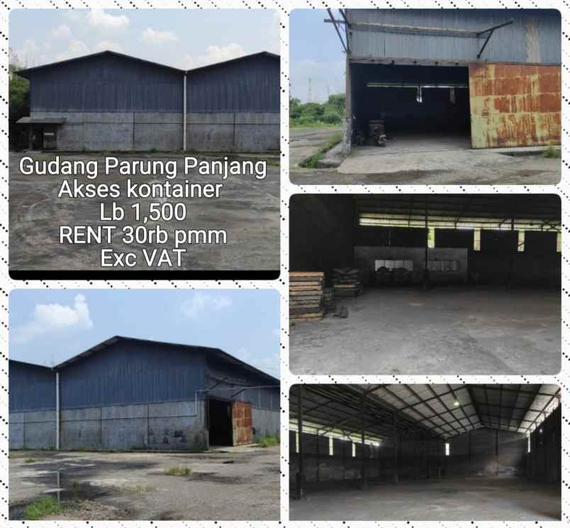disewakan gudang di parung panjang 540 juta per tahun