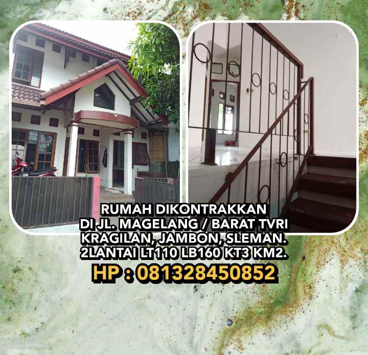 Rumah Dikontrakkan Di Jl Magelang Barat Tvri Kragilan Sleman Diy