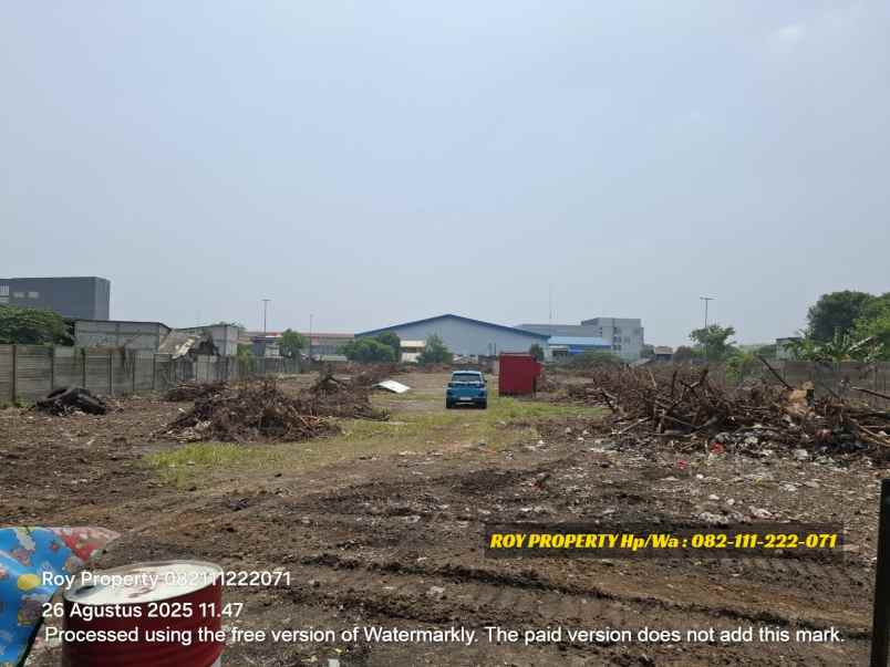 disewakan tanah jl marunda makmur