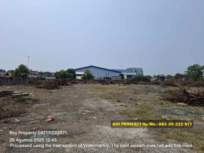 disewakan tanah jl marunda makmur