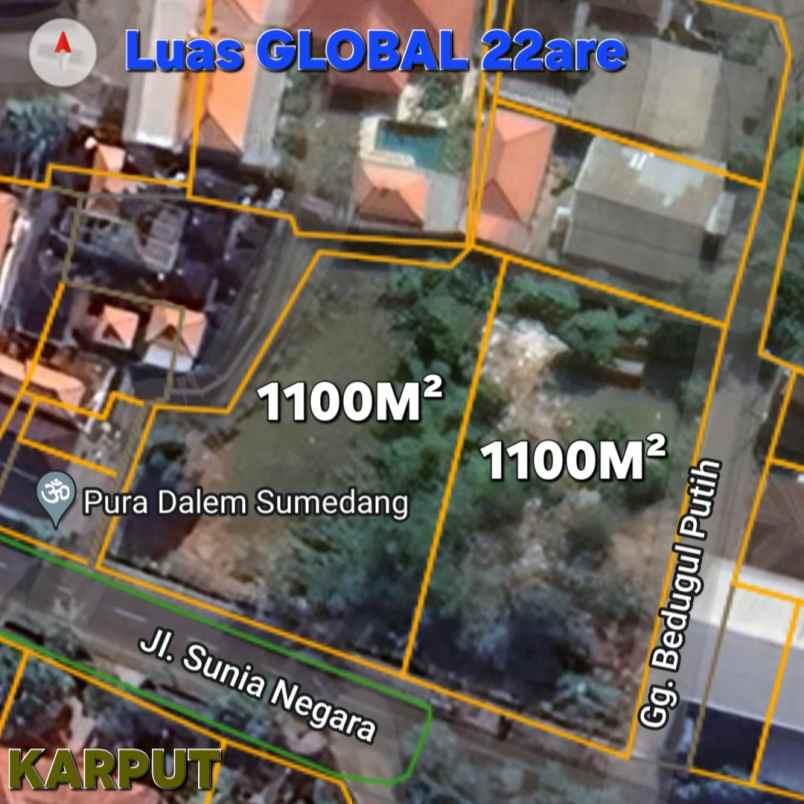 disewakan tanah pedungan