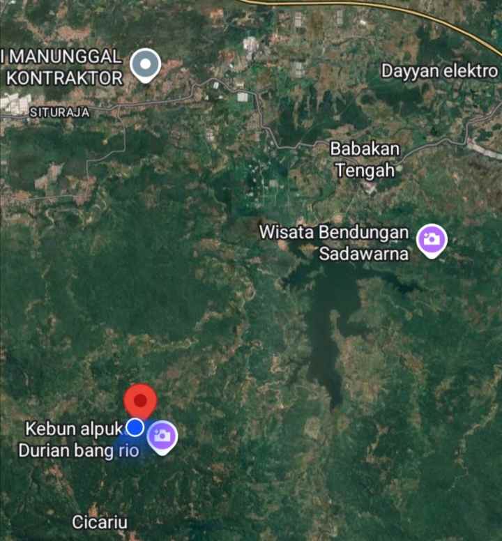 for sale lahan kebun cijambe subang jawa barat