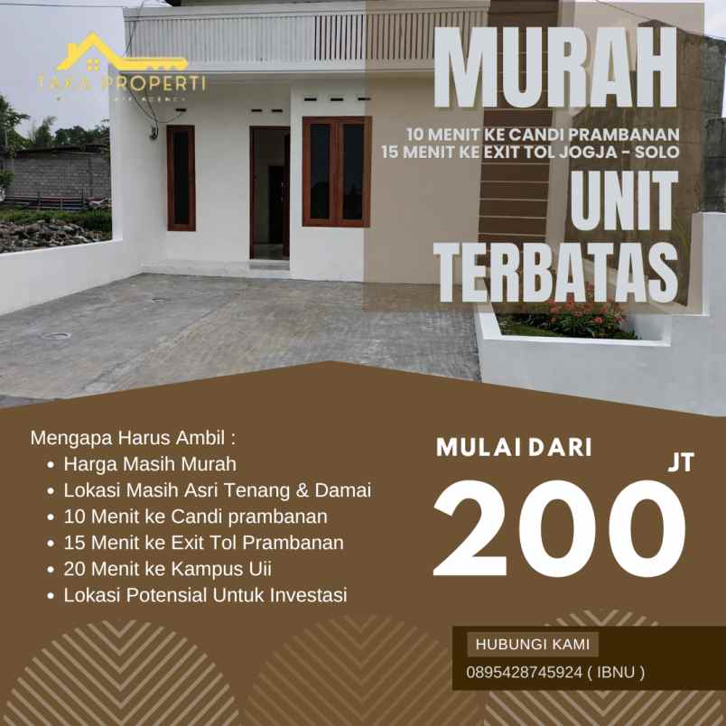 hunian murah 200 jutaan