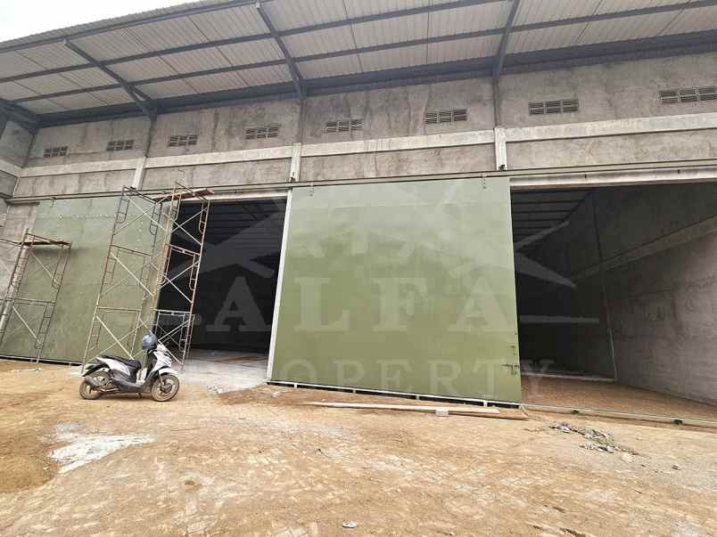 jual cepat gudang siap pakai akses kontainer