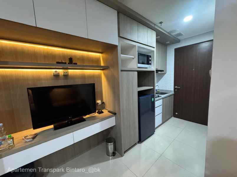 jual cepat studio apartment transpark bintaro