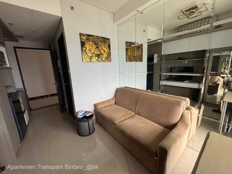jual cepat studio apartment transpark bintaro