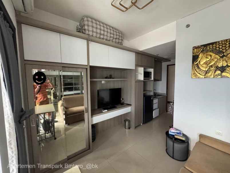 jual cepat studio apartment transpark bintaro