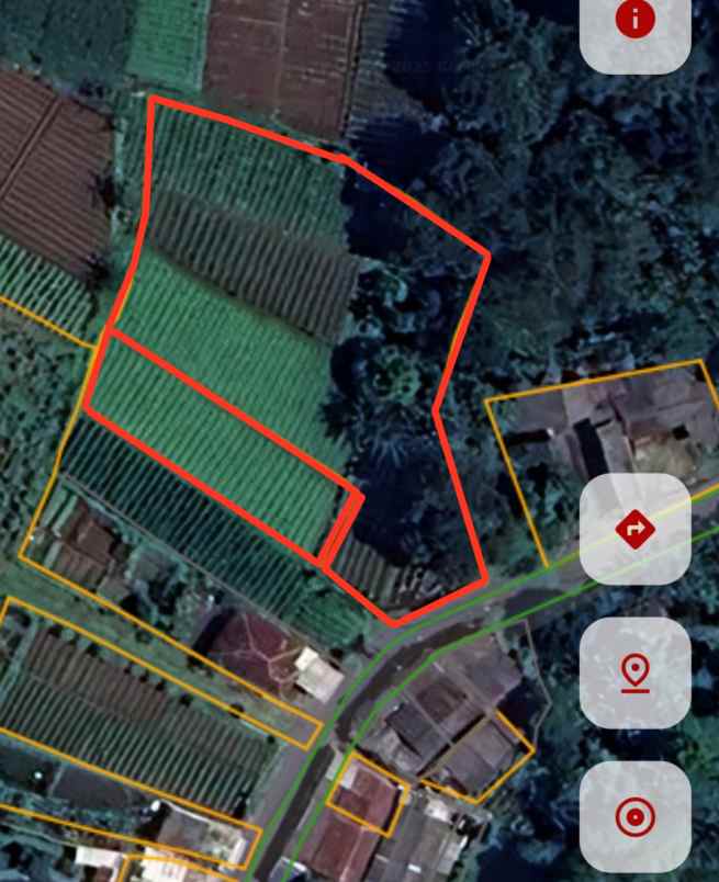 jual cepat tanah datar pinggir jalan di dramaga bogor