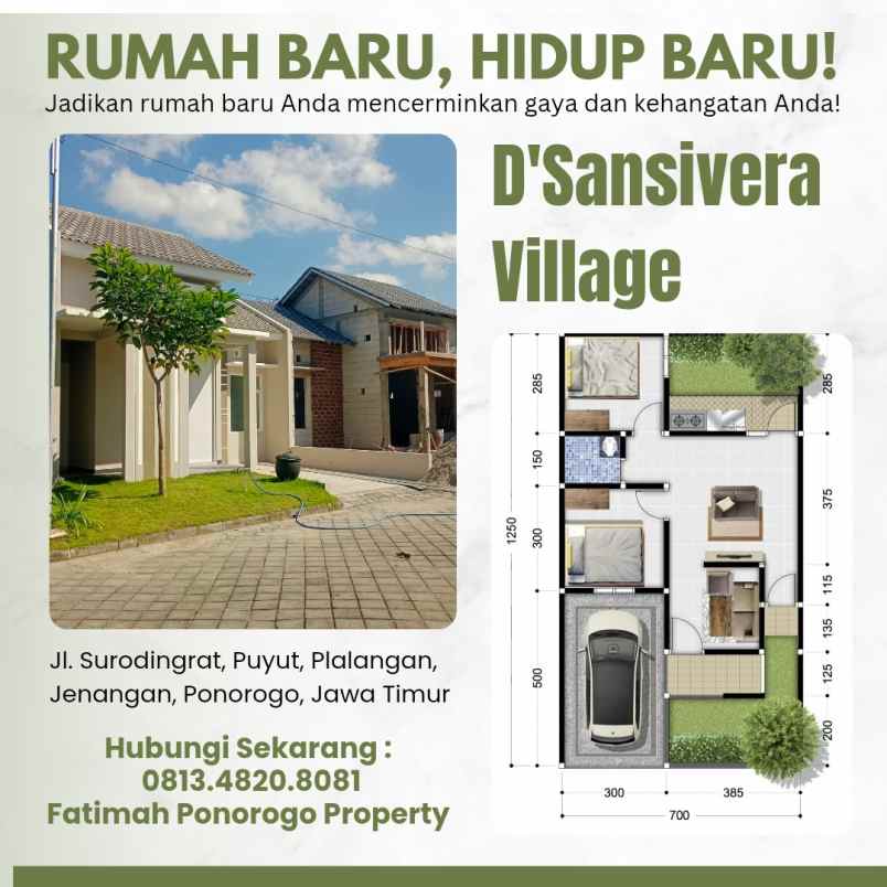 jual untung rumah syariah minimalis ponorogo