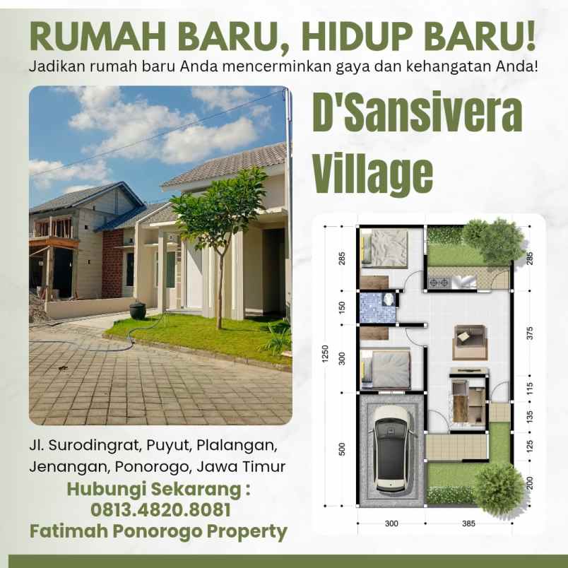 jual untung rumah syariah minimalis ponorogo