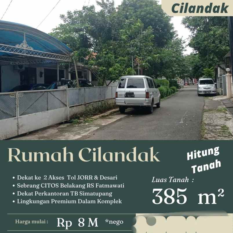 rumah cilandak barat jaksel