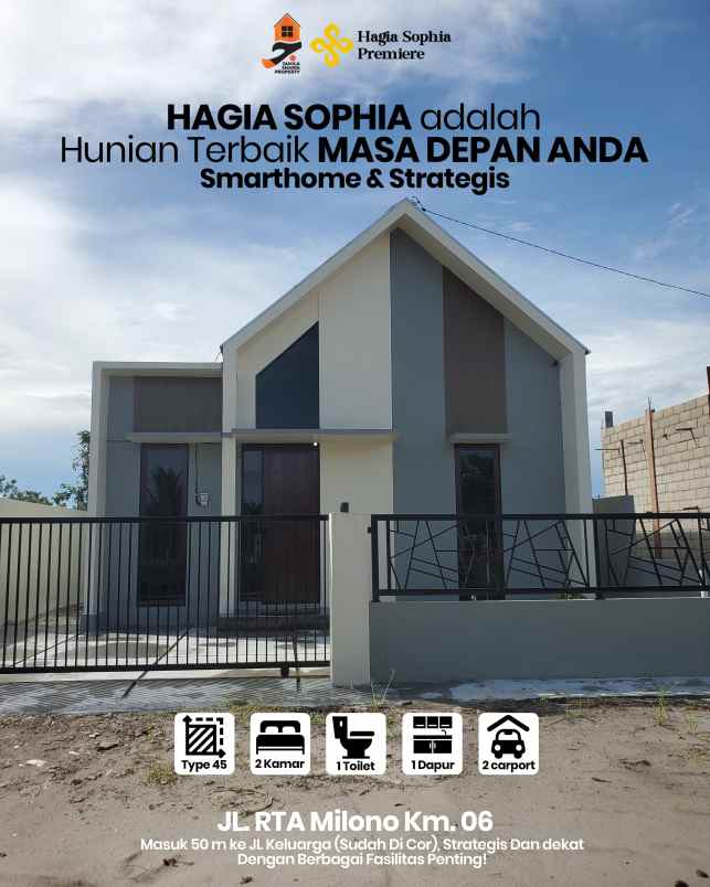rumah cluster lokasi premium di palangka raya