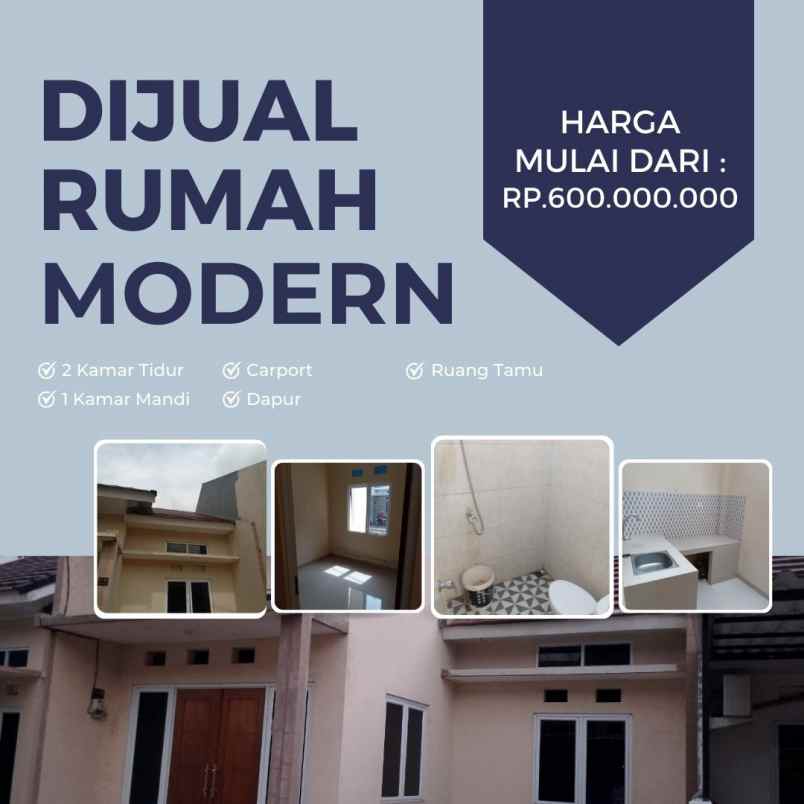 rumah cluster murah readystock